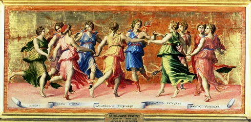 La danza de Apolo con las Musas